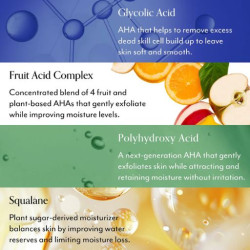 سيروم ليلي لتجديد البشرة بحمض الجليكوليك والبوليهيدروكسي Resurfacing Night Serum with Glycolic + Polyhydroxy Acid