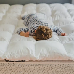 غطاء دوشگ پريميم فايبر (سنكل)120x200x7 سم Premium Fiber Mattress Topper (Single) 120x200x7 cm
