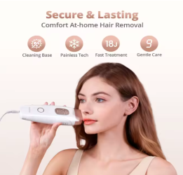 جهاز لإزالة الشعر بتقنية التبريد الثلجي Ice Cooling Hair Removal Device