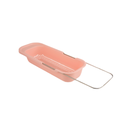 مصفاة بلاستيك لتجفيف الأكواب Sliding Sink Dish Drainer