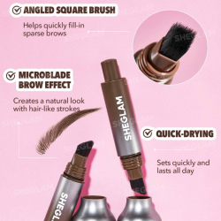 جل لرسم الحواجب مع فرشاة مائلة Brow-Fection Angled Brush & Dip