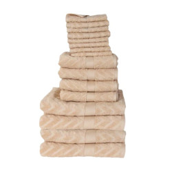سيت منشفة حمام پلازا  16 قطعة Plaza Move-in Bundle Set 16 Pcs