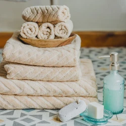 سيت منشفة وجه پلازا 2 قطعة 100×50 سم Plaza Face Towel Set 2 pcs 100 × 50 CM