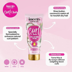 كريم لتعزيز تموجات الشعر Curl Club Curl Defining Cream