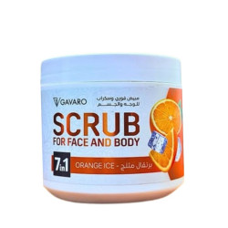 مقشر الوجه والجسم (برتقال مثلج) Face and Body Scrub (Iced Orange)