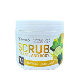 مقشر الوجه والجسم (ليمون ونعناع) Face and Body Scrub (Lemon and Mint)
