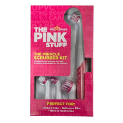 سيت فرشاة تنظيف ب 4 رؤوس مع 4 بطاريات Scrubber Kit - 4 cleaning brush heads & 4 AA Batteries