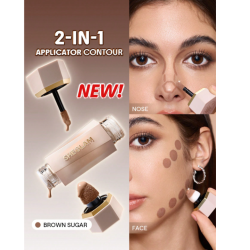 كونتور2 في 1 سائل مزدوج 2‑in‑1 Contour Brush