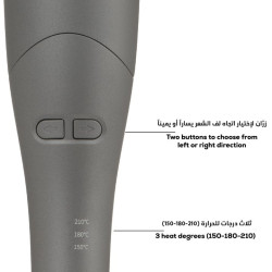 جهاز تجعيد الشعر الأوتوماتيكي المطلي بالزيت للحماية Oil-Coated Protective Auto-Curler