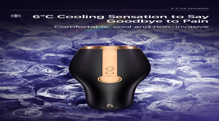 جهاز إزالة الشعر بالليزر+ هدية Unlimited Shots Ice Cold Hair Removal Laser