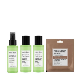 مجموعة لتحفيز انبات الشعر بالروزماري والالوفيرا Rosemary Panthenol | Shampoo | conditioner |Toner Travel Kit