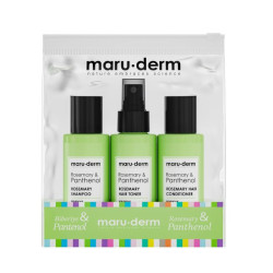 مجموعة لتحفيز انبات الشعر بالروزماري والالوفيرا Rosemary Panthenol | Shampoo | conditioner |Toner Travel Kit
