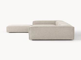 أريكة زاوية لينون 4 مقاعد مع مسند قدم Lennon 4 Seater Corner Sofa with Footstool
