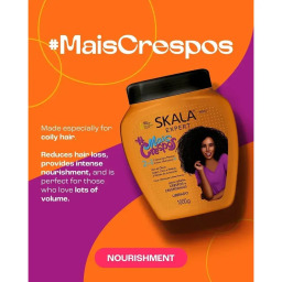 ماسك ميس كريسبوس علاج وترطيب الشعر الكيرلي 1000 غرام Mais Crespos Curly 2-in-1 Mask