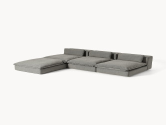 أريكة فيليكس XL المعيارية مع مسند رجل Felix XL Standard Sofa with Footrest