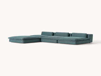 أريكة فيليكس XL المعيارية مع مسند رجل Felix XL Standard Sofa with Footrest