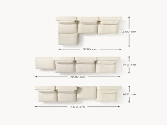 أريكة فيليكس XL المعيارية مع مسند رجل Felix XL Standard Sofa with Footrest