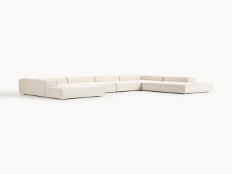 أريكة لينون النموذجية المصنوعة من مزيج الكتان Typical Lennon sofa made of linen blend