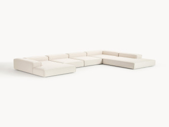 أريكة لينون النموذجية المصنوعة من مزيج الكتان Typical Lennon sofa made of linen blend