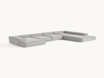 أريكة لينون النموذجية المصنوعة من مزيج الكتان Typical Lennon sofa made of linen blend