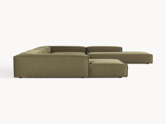 أريكة لينون النموذجية المصنوعة من مزيج الكتان Typical Lennon sofa made of linen blend