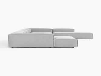 أريكة لينون النموذجية المصنوعة من مزيج الكتان Typical Lennon sofa made of linen blend