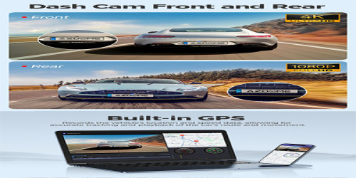 كاميرا داش كام M300S 1 قناة 4K مع بطاقة TF سعة 64 جيجابايت DashCam M300S 1 Channel 4K with 64GB TF card