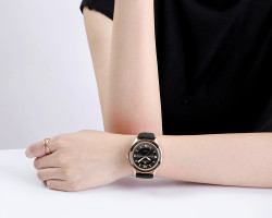 ساعة نسائية Waterproof Luxury Women's Watch NF5040-RG/B