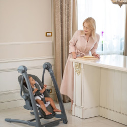 ارجوحة كهربائية وكرسي مرتفع بريما 3 في 1 swing & highchair 3 in 1