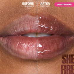 غلوس الشفاه اللامع بتأثير الفيلر الجليدي Icy Nude Faux Filler Shine Lip Gloss