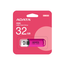 فلاش ميموري USB من ADATA - 32 جيجابايت - زهري ADATA USB Flash Drive - 32GB - Pink