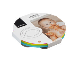 مجموعة أطباق للاطفال Plate Set rainbow