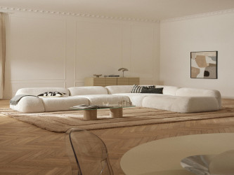 أريكة زاوية وولكي بأربعة مقاعد Walki 4-Seater Corner Sofa