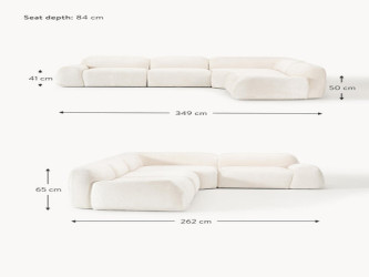 أريكة زاوية وولكي بأربعة مقاعد Walki 4-Seater Corner Sofa