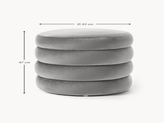 بوف تخزين دائري – Round Storage Pouf بوف تخزين دائري – Round Storage Pouf