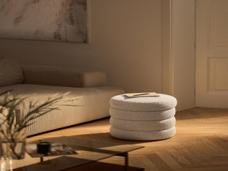 بوف تخزين دائري – Round Storage Pouf بوف تخزين دائري – Round Storage Pouf