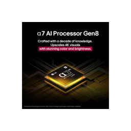 تلفاز سمارت 4K ألترا إتش دي 65 بوصة بمعالج α7 AI الجيل الثامن 65 Inch 4K UHD AI Smart TV with α7 AI Processor Gen8