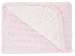 بطانية قطنية محبوكة 75*100 سم و قابلة للعكس Knitted cotton blanket 75*100 cm