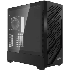 كيس حاسبة XPG Starker Air BTF Mid‑Tower Case – E‑ATX Support, 4 ARGB Fans, 360 mm Radiator, Magnetic Steel Mesh, USB‑C (Black)