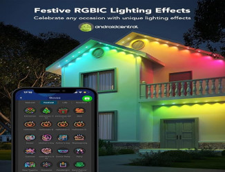 أضواء خارجية دائمة من Govee، أضواء خارجية ذكية RGBIC مع 75 وضعًا للمشهد Govee Permanent Outdoor Lights, Smart RGBIC Outdoor Lights with 75 Scene Modes
