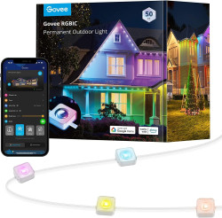 أضواء خارجية دائمة من Govee، أضواء خارجية ذكية RGBIC مع 75 وضعًا للمشهد Govee Permanent Outdoor Lights, Smart RGBIC Outdoor Lights with 75 Scene Modes