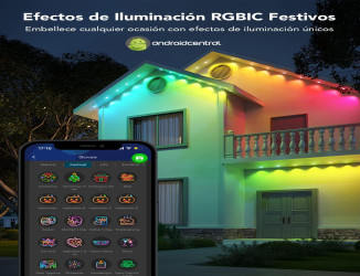 أضواء خارجية دائمة من Govee، أضواء خارجية ذكية RGBIC مع 75 وضعًا للمشهد Govee Permanent Outdoor Lights, Smart RGBIC Outdoor Lights with 75 Scene Modes