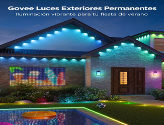 أضواء خارجية دائمة من Govee، أضواء خارجية ذكية RGBIC مع 75 وضعًا للمشهد Govee Permanent Outdoor Lights, Smart RGBIC Outdoor Lights with 75 Scene Modes