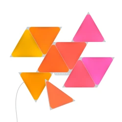 مجموعة بداية المثلث 9 لوحات + مجموعة نانوليف لتشكيل المثلثات الذكية 9x Triangle Starter Kit 9 Panels + Nanoleaf shapes triangles smarter kit 9x