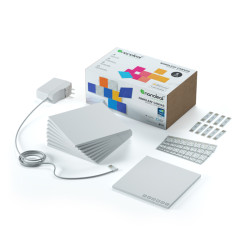 مجموعة مربعات قماشية نانوليف الذكية، 9 مربعات ضوئية nanoleaf canvas squares smart kit 9 light squares
