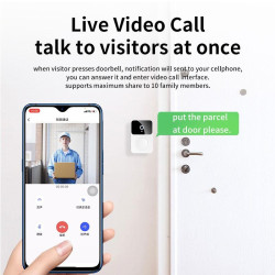 جرس باب ذكي مع كاميرا وواي فاي Smart WiFi Video Doorbell