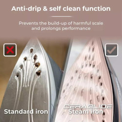مكواة تاور بجودة بريطانية احترافية وخاصية تنظيف ذاتي iron