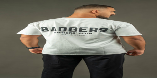 تيشيرت بادجرز قطني ١٠٠٪؜ لكلا الجنسين Badgers 100% Cotton Unisex T-shirt