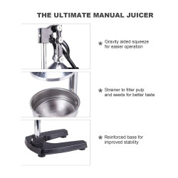 عصارة متينة بفلتر فولاذي لتصفية مثالية Germany -  Fruit juicer