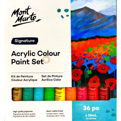 ألوان اكريليك 36 لون 36 مل Mont marte acrylic